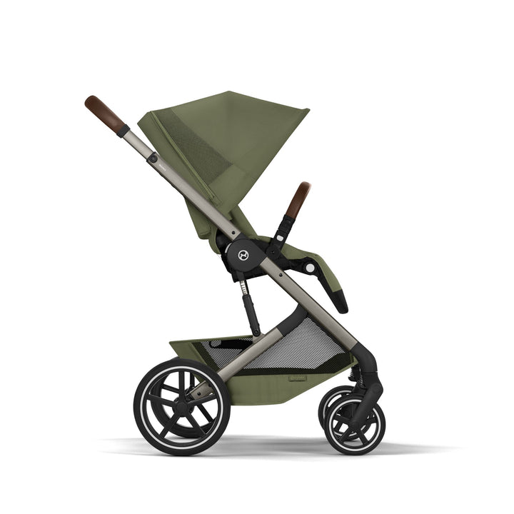 Cybex Balios + Fold Cot Travel System Bundle - Moss Green