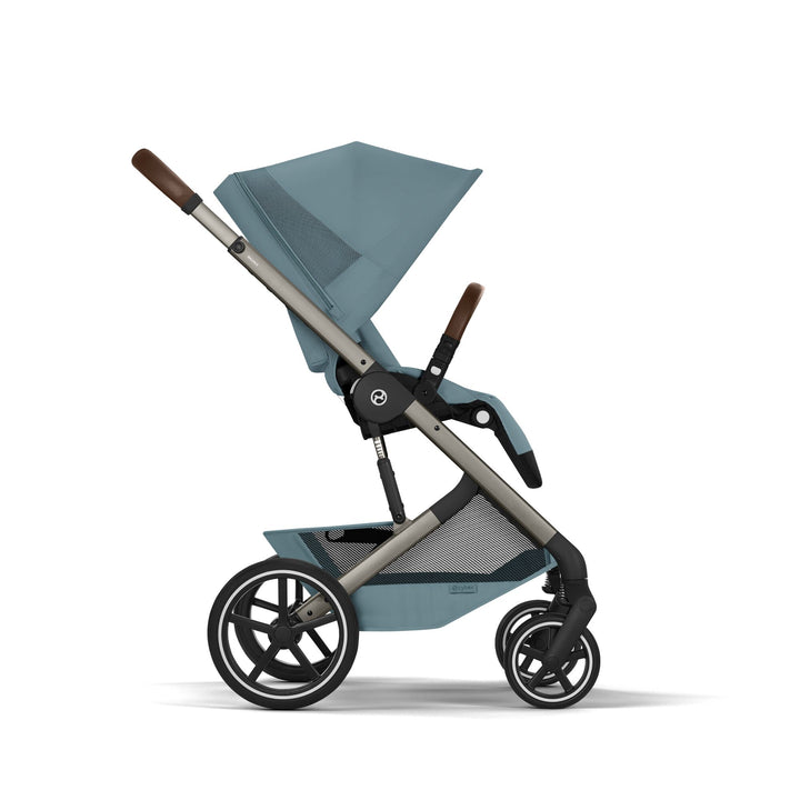 Cybex Balios + Fold Cot Travel System Bundle - Stormy Blue
