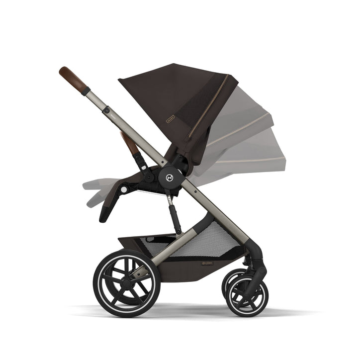 Cybex Balios + Fold Cot Ultimate Travel System Bundle - Chocolate Brown