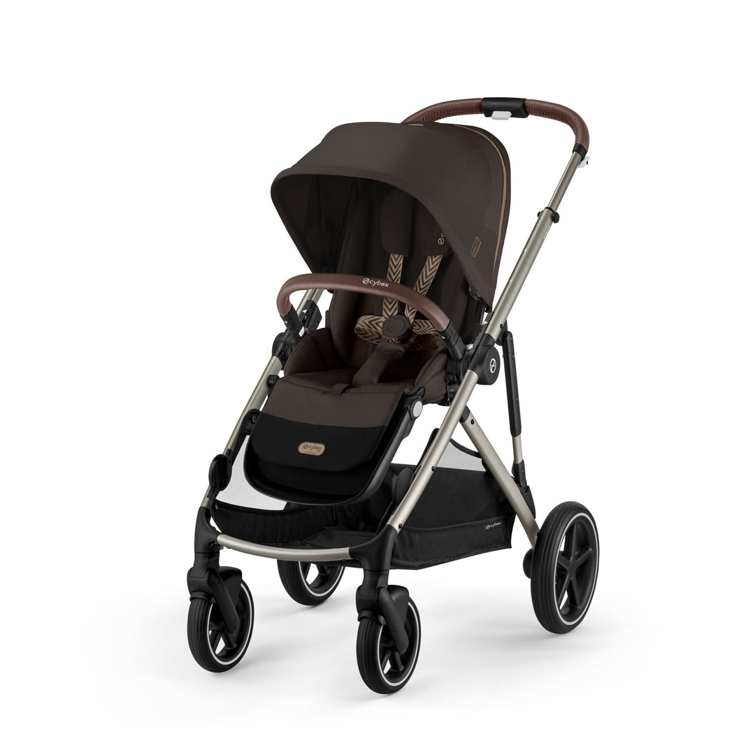 Cybex Gazelle S Double Pushchair- Chocolate Brown