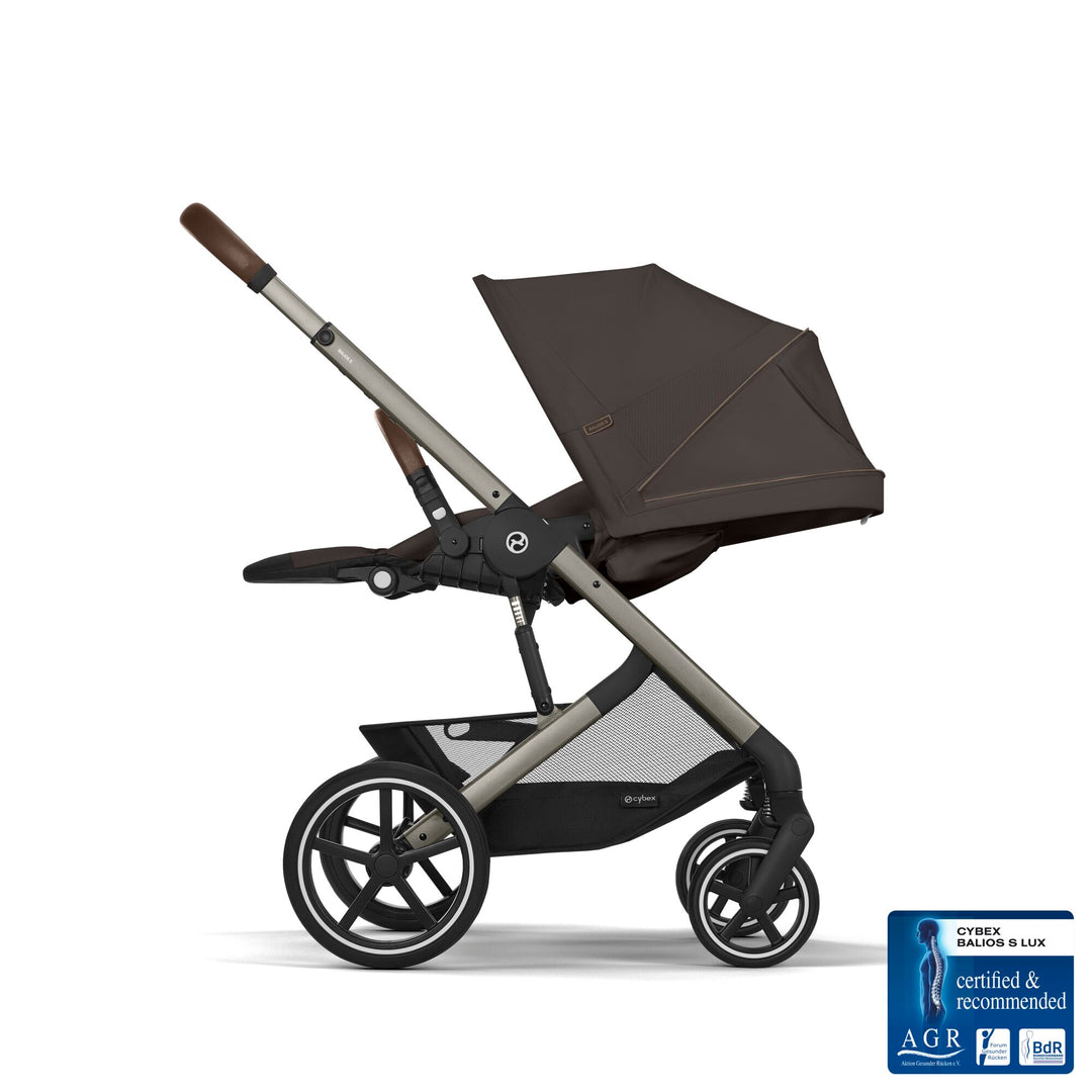 Cybex Balios S Lux Essential Bundle - Chocolate Brown