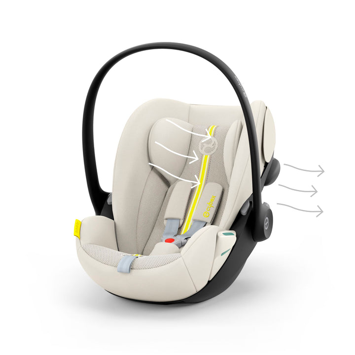 Cybex Cloud G i-Size Car Seat Plus - Seashell Beige