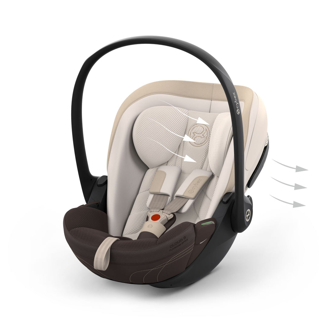 Cybex Cloud S Style i-Size Car Seat - Amber Brown
