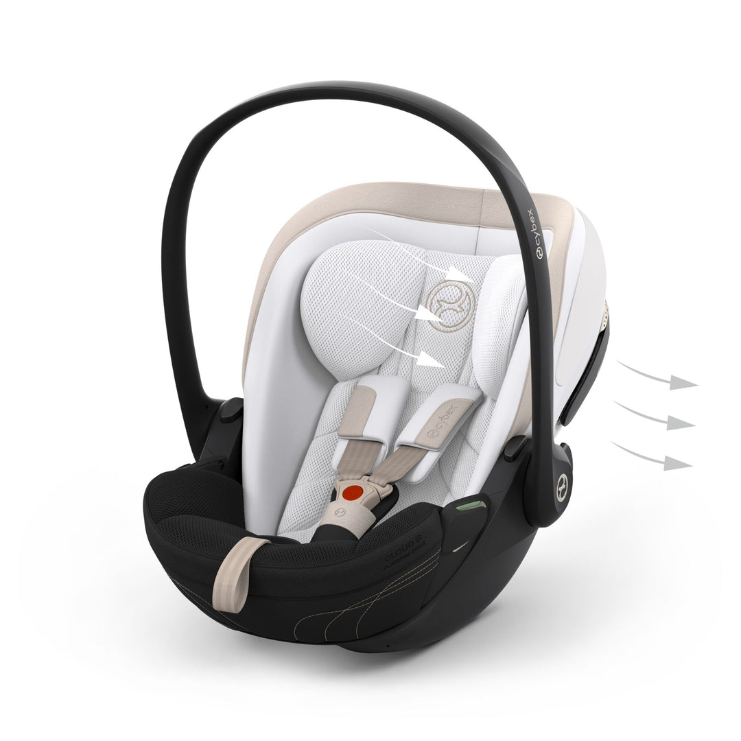 Cybex Cloud S Style i-Size Car Seat - Off White