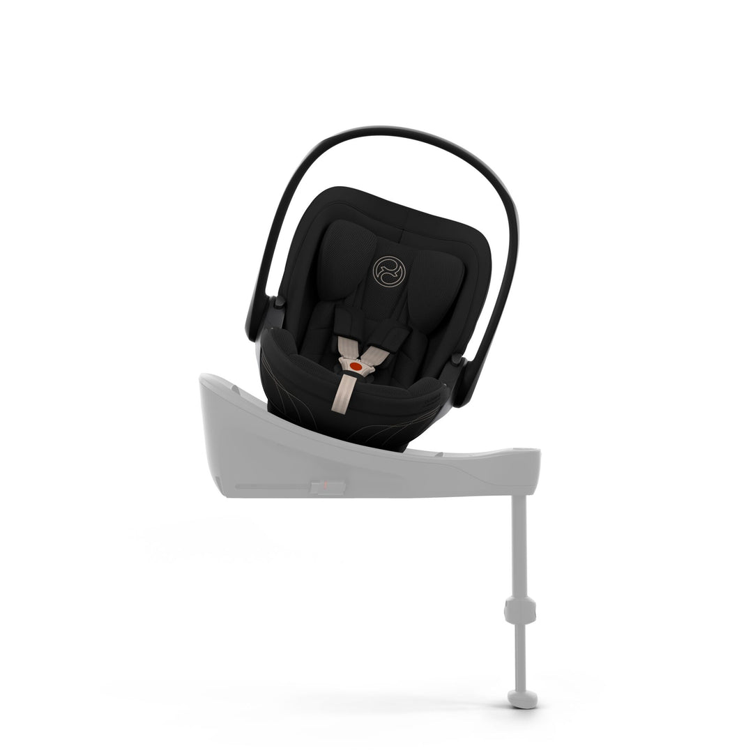 Cybex PRIAM Fold Cot Ultimate Travel System Bundle - Style Sepia Black & Rose Gold Frame
