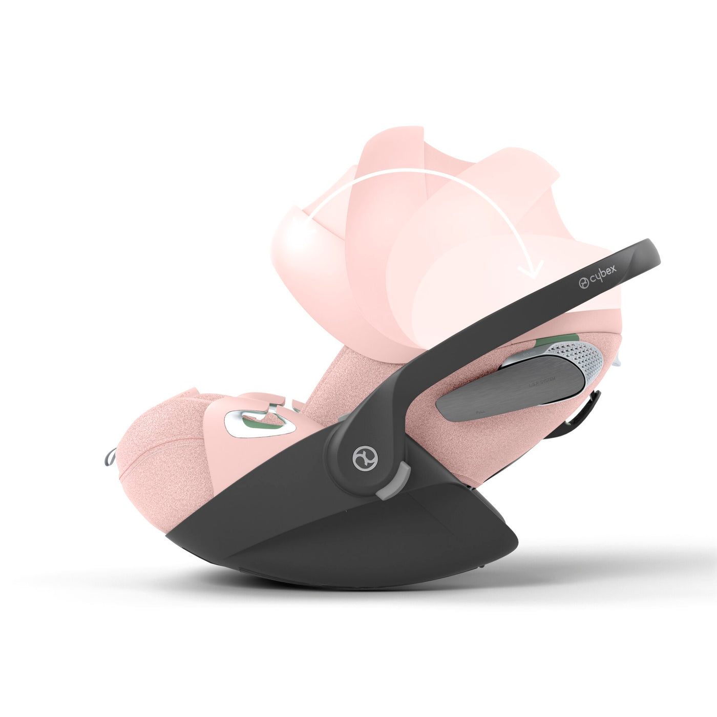 Cybex Cloud T i-Size Plus Car Seat & Base T Isofix Base - Peach Pink