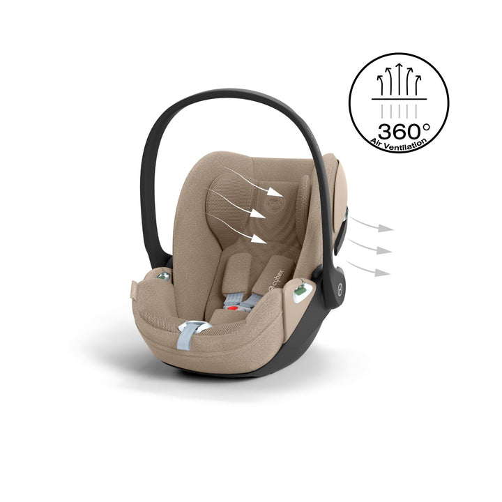 Cybex Cloud T Plus i-Size Car Seat - Cozy Beige
