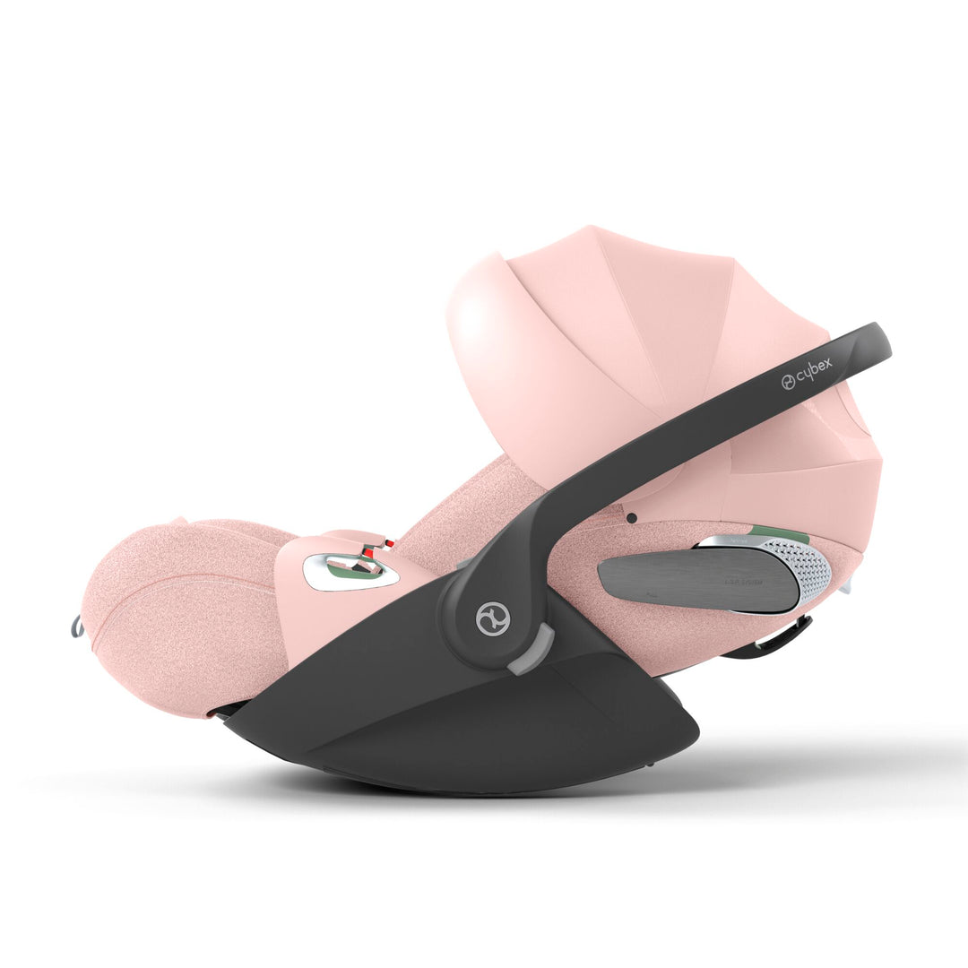Cybex e-PRIAM Style Ultimate Bundle - Peach Pink & Chrome Brown Frame