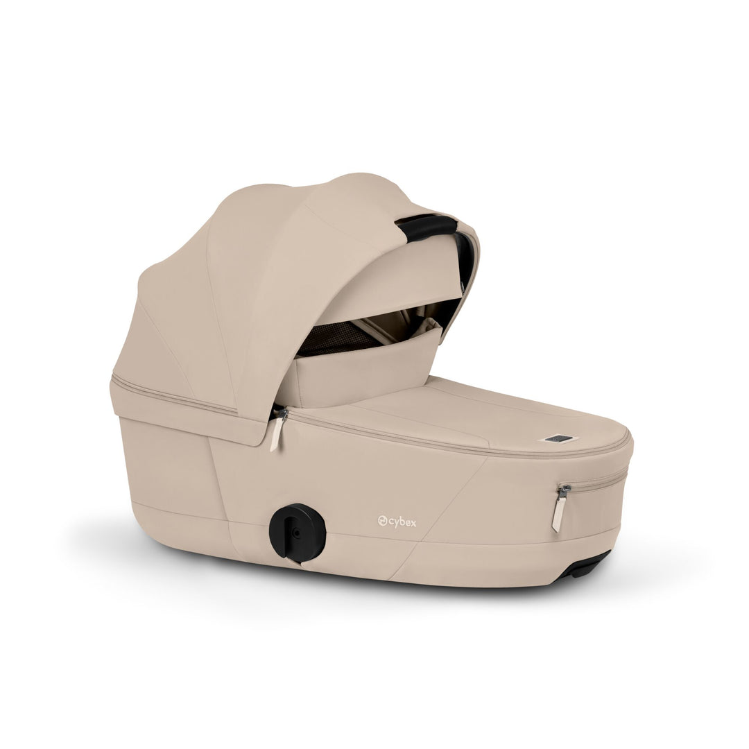 Cybex COYA Comfort Ultimate Bundle - Cozy Beige & Matt Black Frame