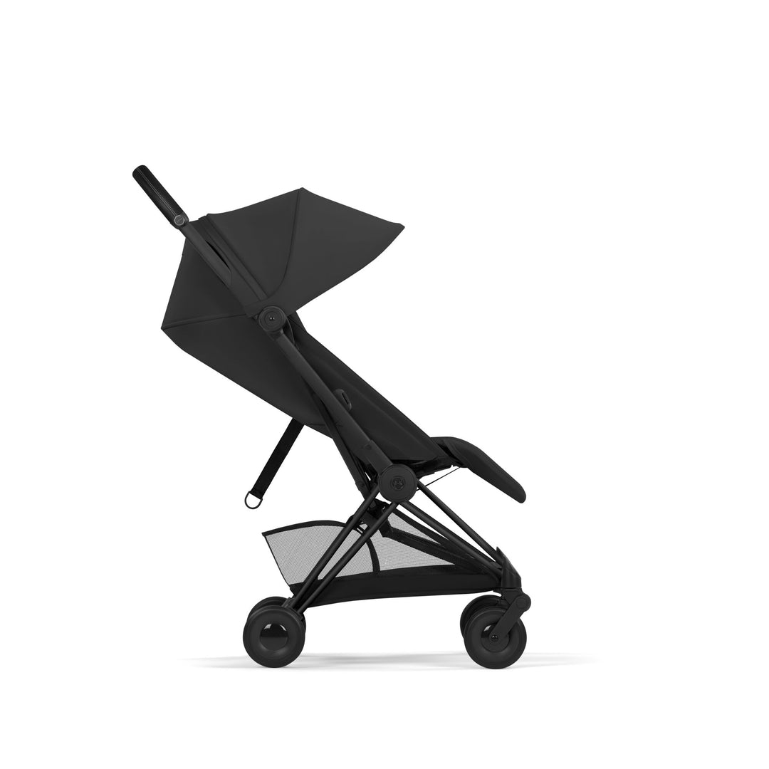 Cybex Coya Comfort Set (Pushchair & Carrycot) - Sepia Black with Matt Black Frame