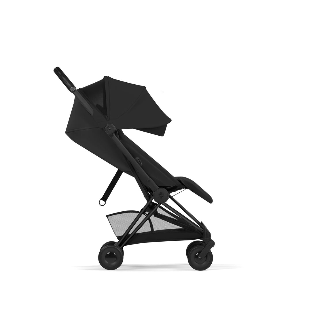 Cybex Coya Comfort Set (Pushchair & Carrycot) - Sepia Black with Matt Black Frame