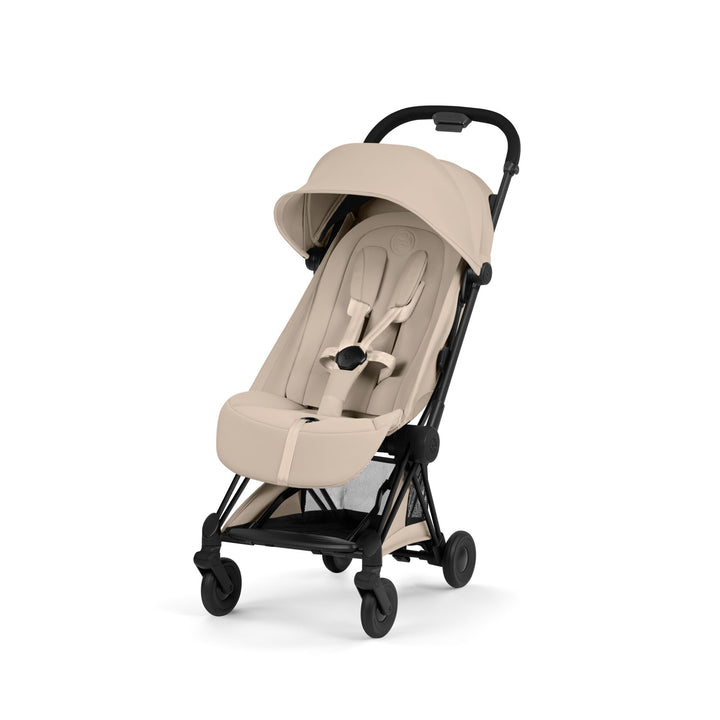 Cybex Coya Style Ultimate Bundle - Cozy Beige with Matt Black Frame
