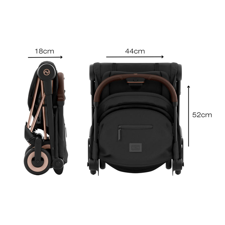 Cybex Coya - Cozy Beige (Matt Black Frame)
