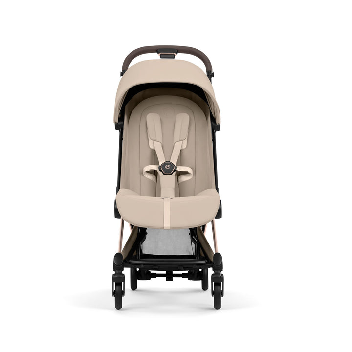 Cybex COYA Style Ultimate Bundle - Cozy Beige & Rose Gold Frame