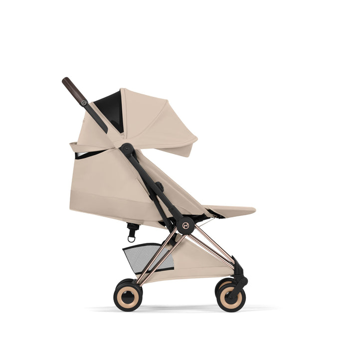 Cybex Coya Style Pushchair - Cozy Beige with Rose Gold Frame
