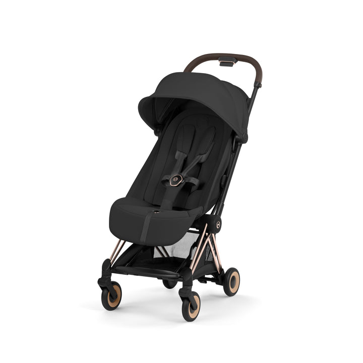Cybex Coya Style Ultimate Bundle - Sepia Black with Rose Gold Frame