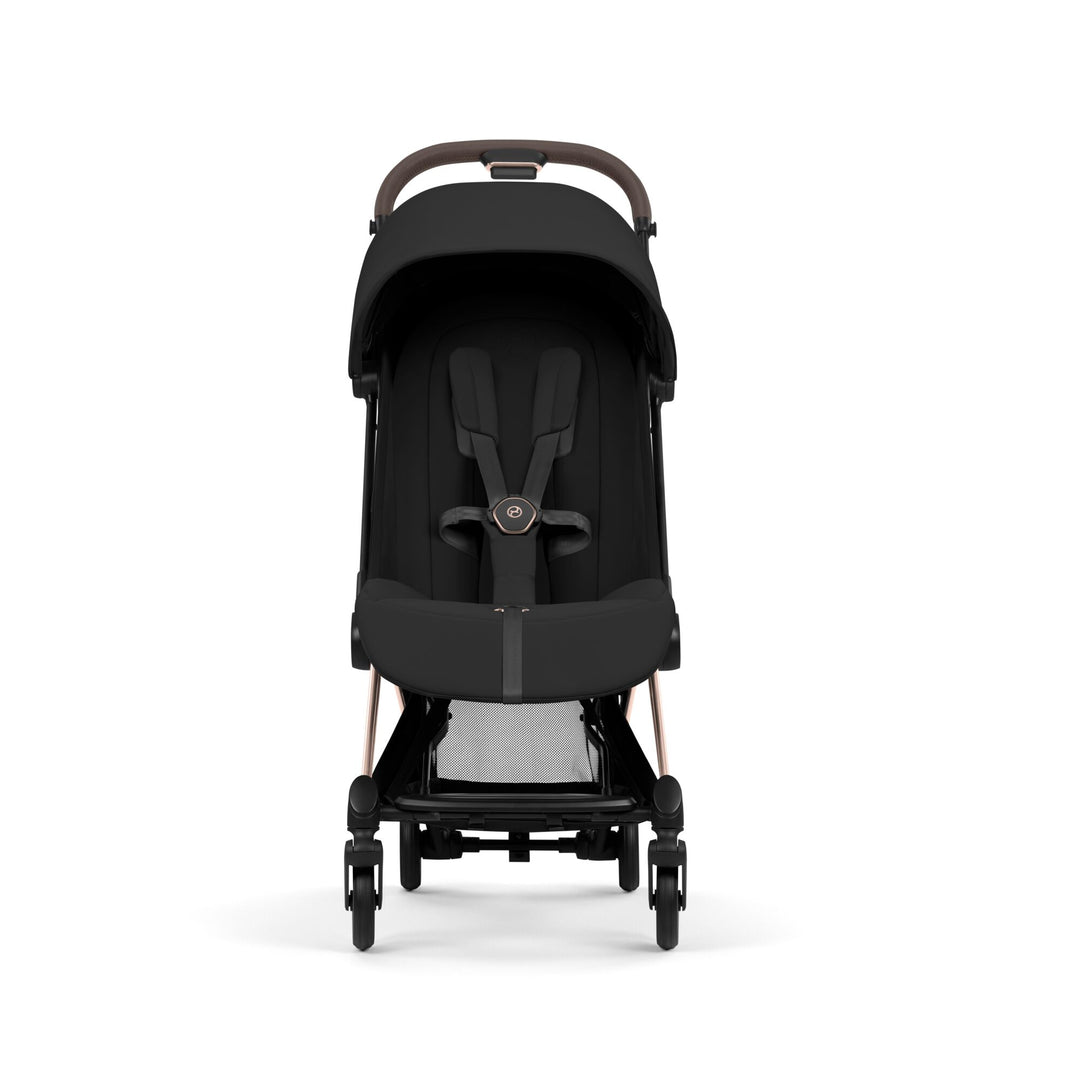 Cybex Coya Style Ultimate Bundle - Sepia Black with Rose Gold Frame