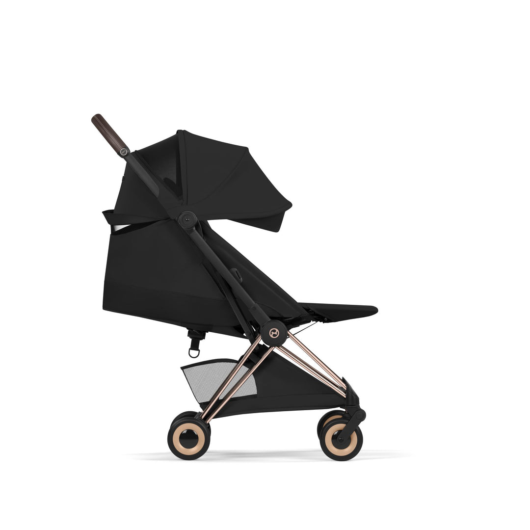 Cybex Coya Style Ultimate Bundle - Sepia Black with Rose Gold Frame