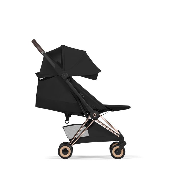 Cybex Coya Style Ultimate Bundle - Sepia Black with Rose Gold Frame