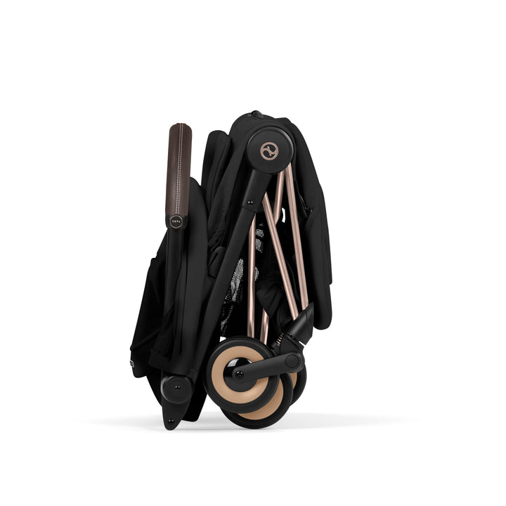 Cybex Coya Style Ultimate Bundle - Sepia Black with Rose Gold Frame