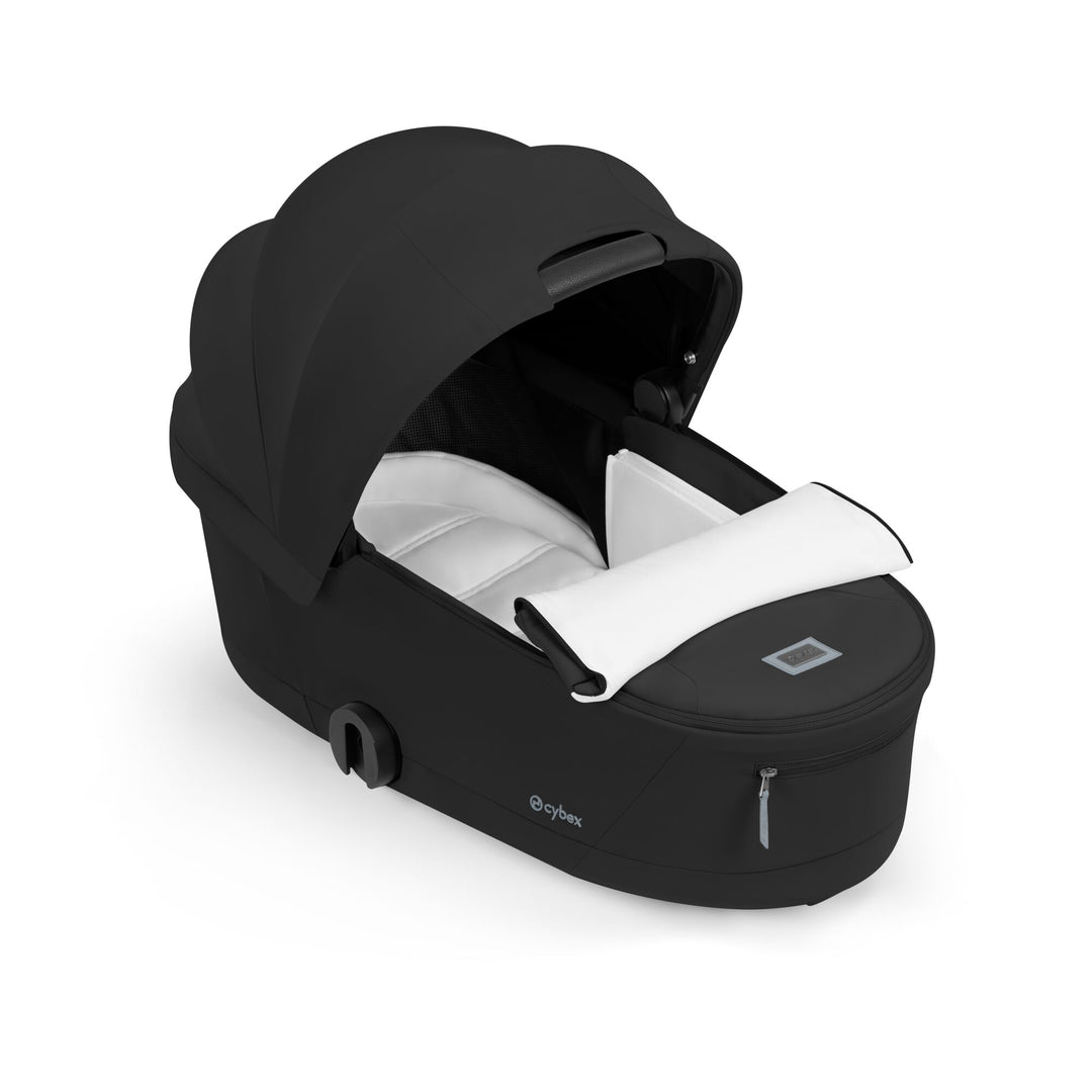 Cybex e-Priam Comfort Set  (Pushchair & Carrycot) - Sepia Black with Rose Gold Frame