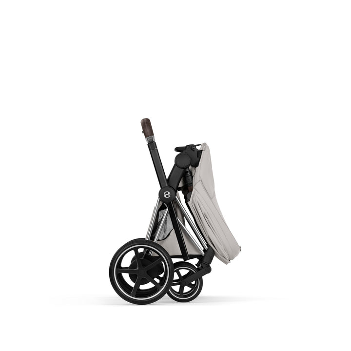 Cybex e-PRIAM Style Ultimate Bundle - City Grey & Chrome Brown Frame