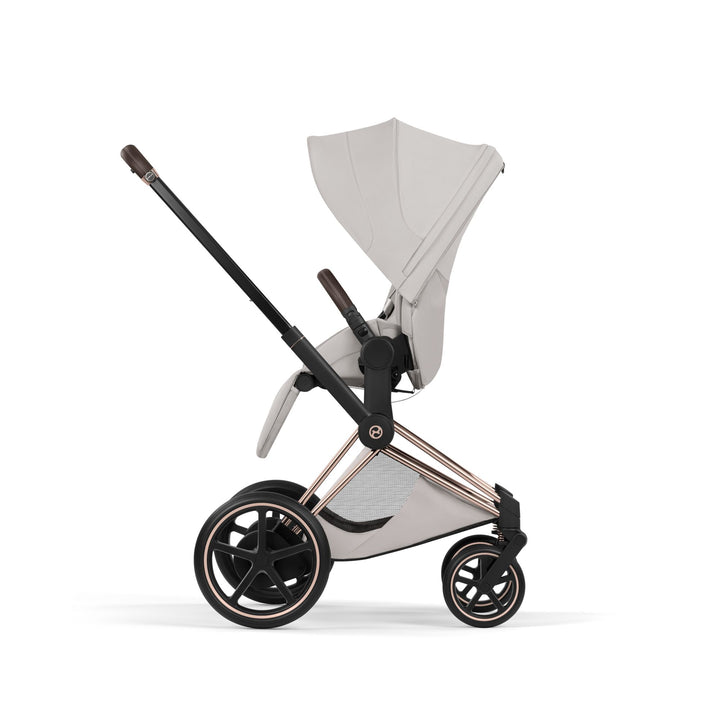 Cybex ePriam Style Pushchair - City Grey with Rose Gold Frame