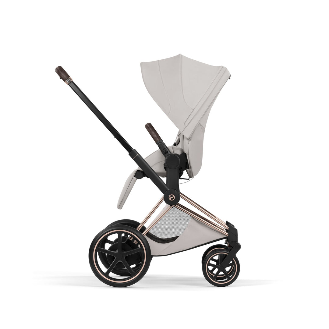 Cybex e-PRIAM Style Ultimate Bundle - City Grey & Rose Gold Frame