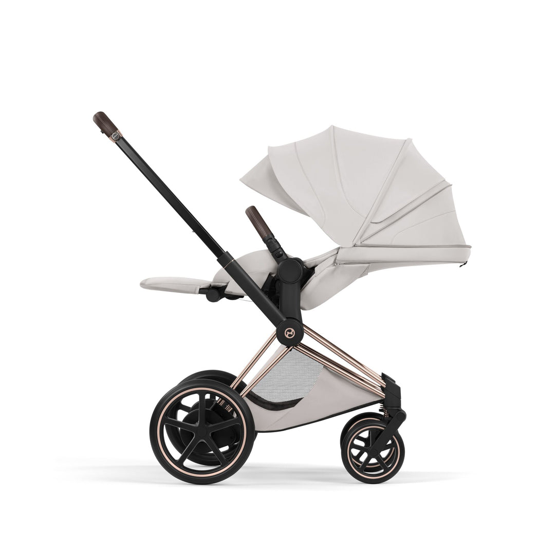 Cybex e-PRIAM Style Ultimate Bundle - City Grey & Rose Gold Frame
