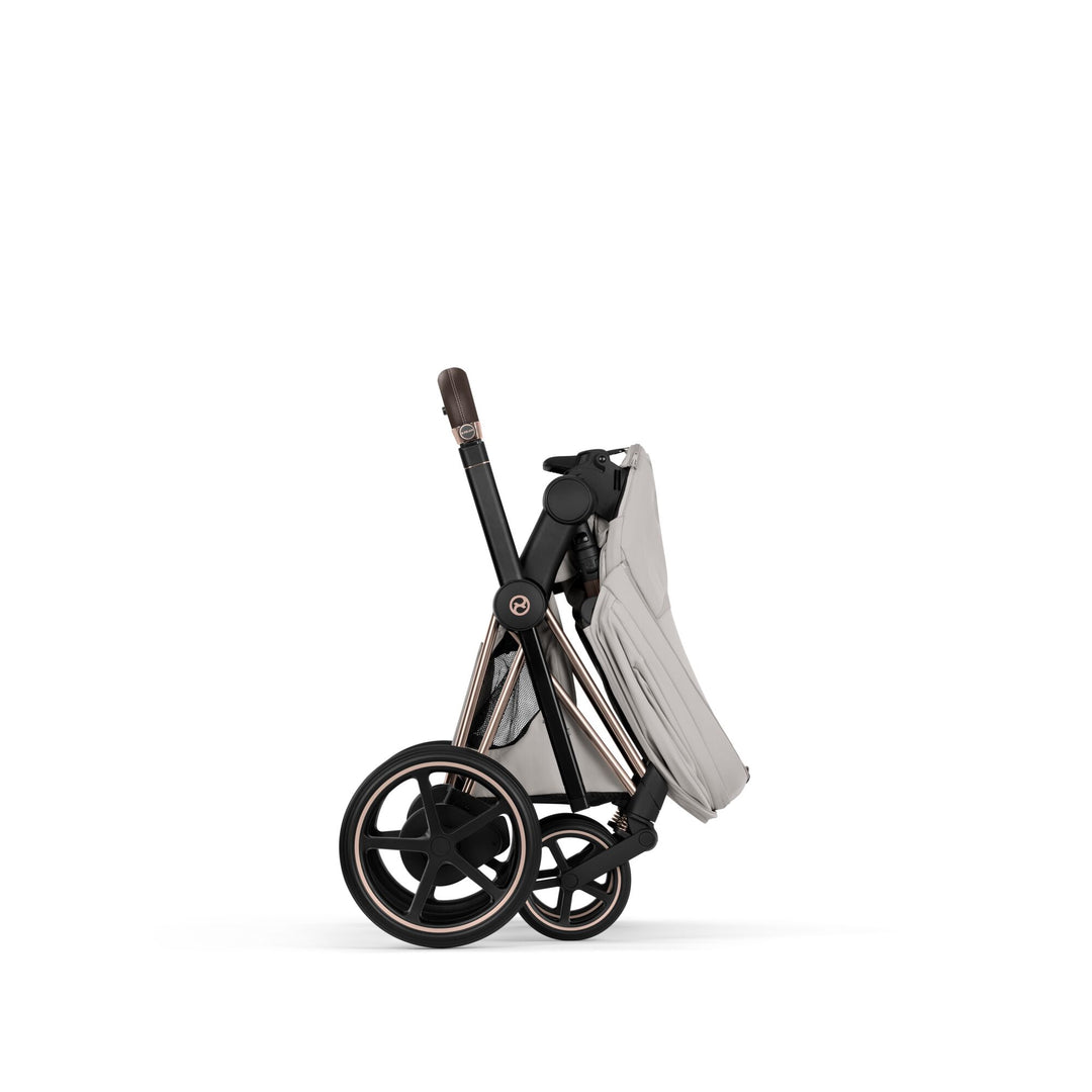Cybex ePriam Style Pushchair - City Grey with Rose Gold Frame