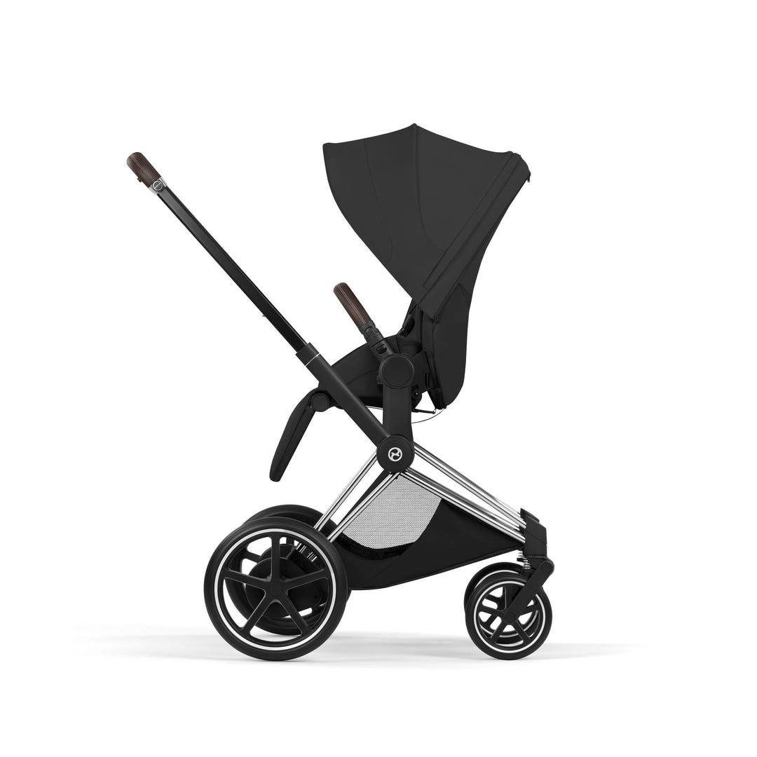 Cybex e-PRIAM Style Ultimate Bundle - Sepia Black & Chrome Brown Frame