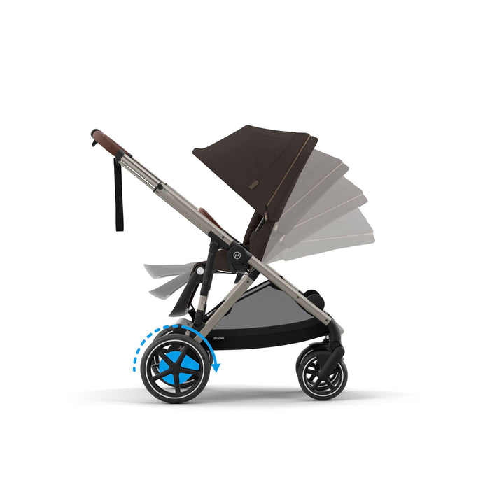 Cybex e-Gazelle S Essential Bundle - Chocolate Brown