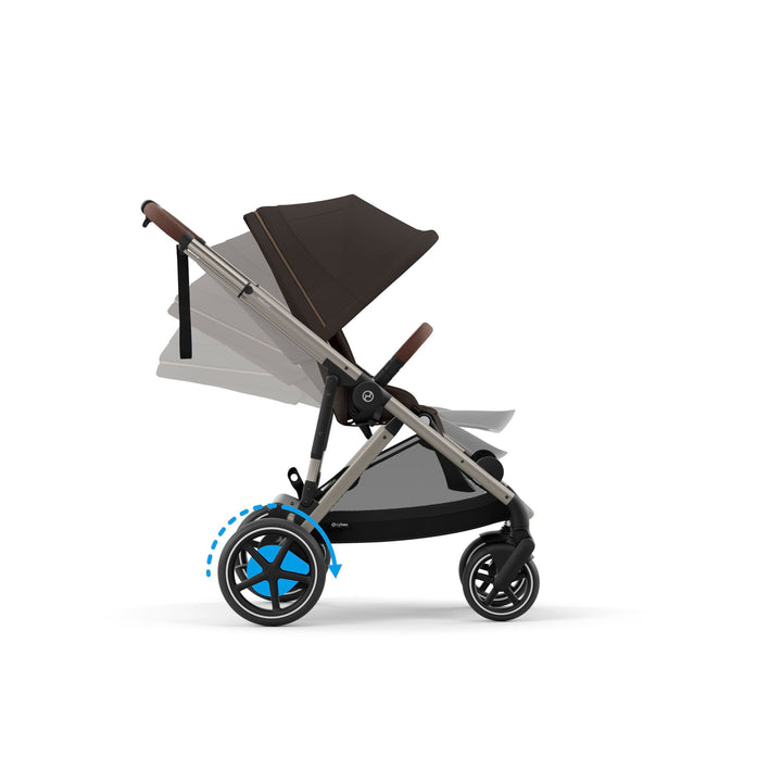 Cybex e-Gazelle S Essential Bundle - Chocolate Brown