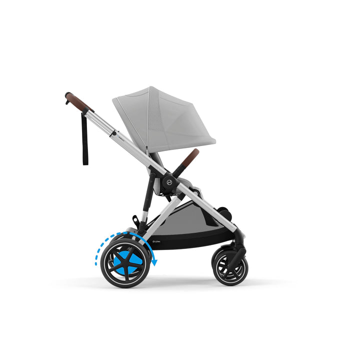 Cybex e-Gazelle S Twin Pushchair - Stone Grey