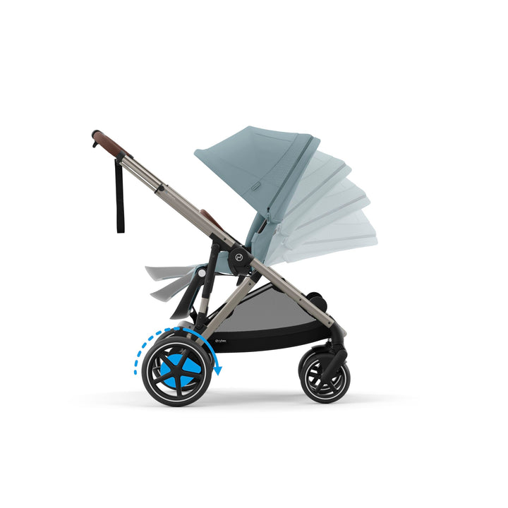 Cybex e-Gazelle S Cloud T Plus Bundle - Stormy Blue