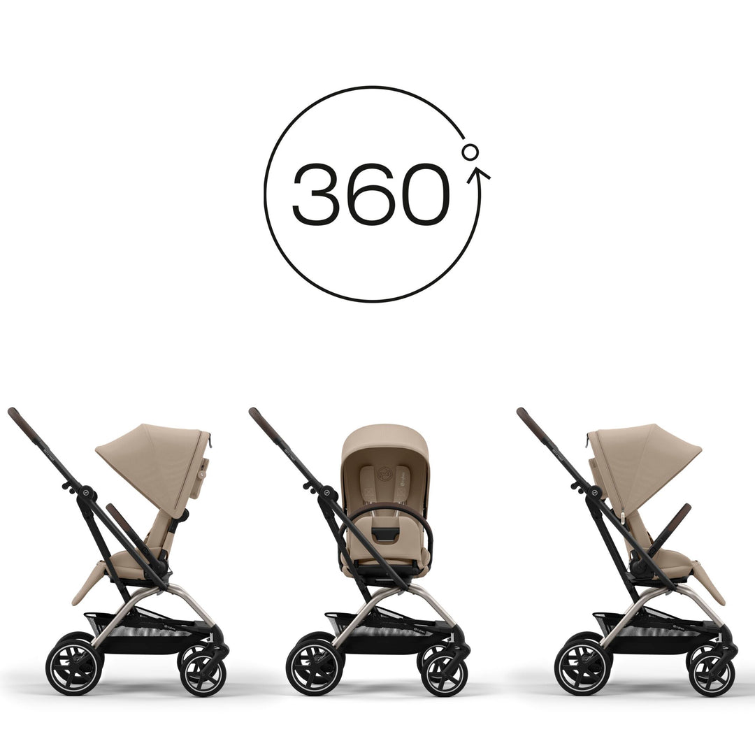 Cybex Eezy S Twist +2 Pushchair - Almond Beige