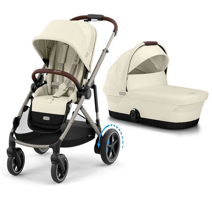 Cybex e-Gazelle S Pushchair - Seashell Beige