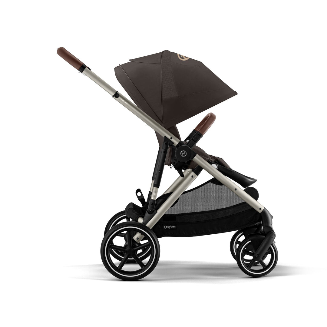 Cybex Gazelle S Double Pushchair- Chocolate Brown