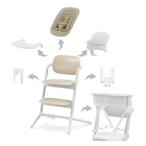 Cybex Lemo 5 in 1 Set - Sand White