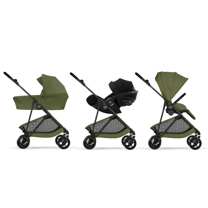 Cybex Melio Carbon Pushchair - Moss Green
