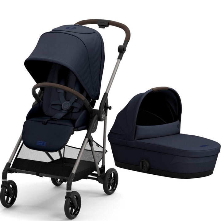 Cybex Melio Pushchair & Carryot - Dark Blue