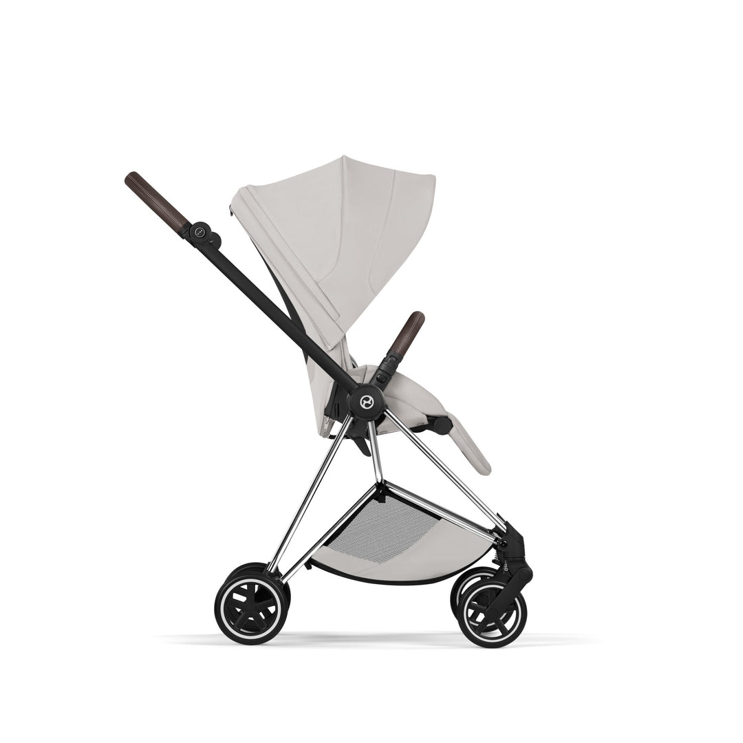 Cybex Mios Style Pushchair - City Grey with Chrome Brown Frame