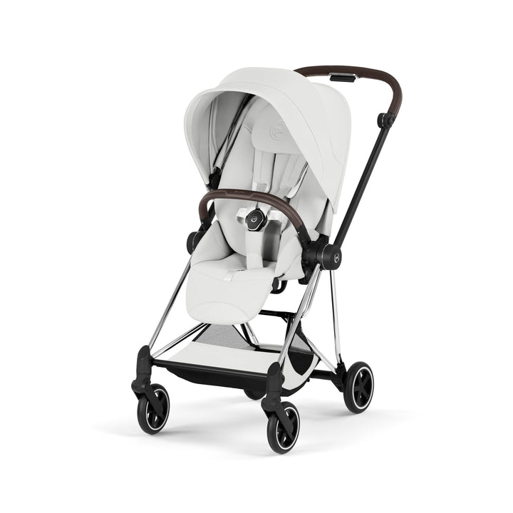 Cybex Mios Style Ultimate Bundle - Off White & Chrome Brown Frame