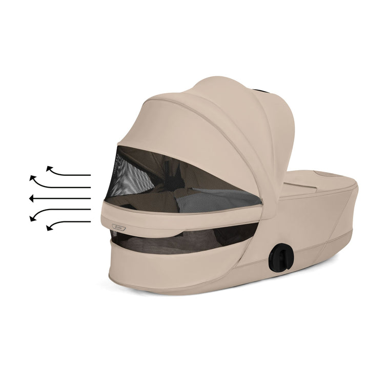 Cybex Mios Style Ultimate Bundle - Cozy Beige & Chrome Brown Frame