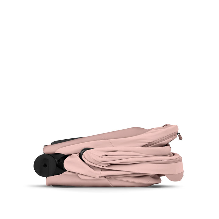 Cybex Mios Style Pushchair & Fold Cot Bundle - Peach Pink & Chrome Brown Frame