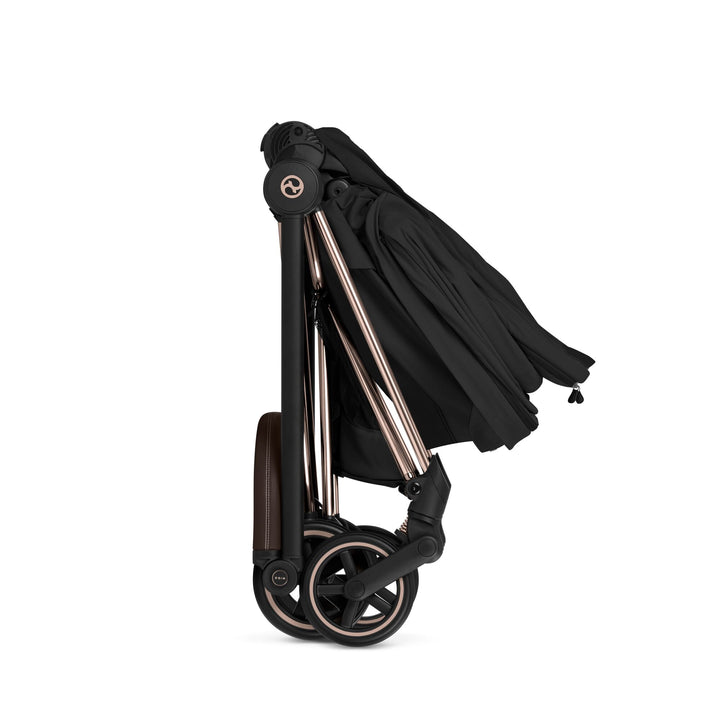 Cybex Mios Style Ultimate Accessory Bundle - Sepia Black & Rose Gold Frame