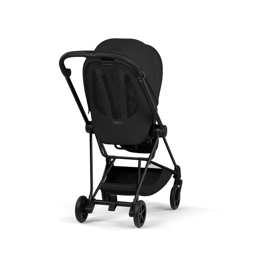 Cybex Mios Style Pushchair & Fold Cot Bundle - Sepia Black & Matt Black Frame