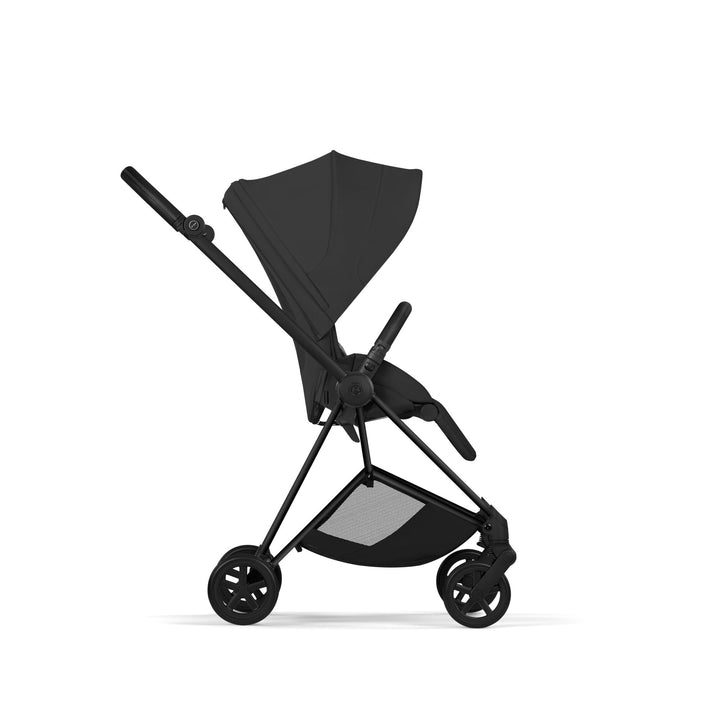 Cybex Mios Style Pushchair & Fold Cot Bundle - Sepia Black & Matt Black Frame