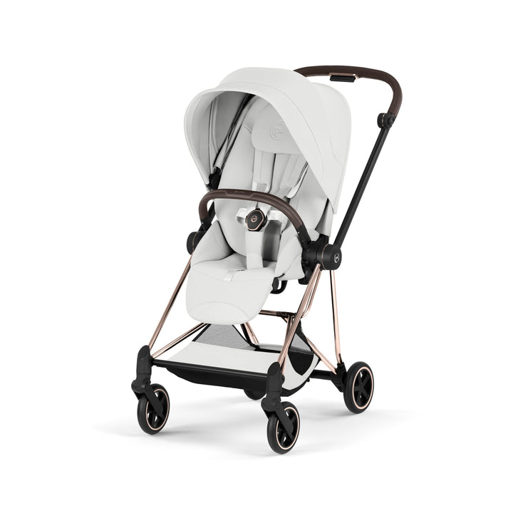 Cybex Mios Style Ultimate Bundle - Off White & Rose Gold Frame