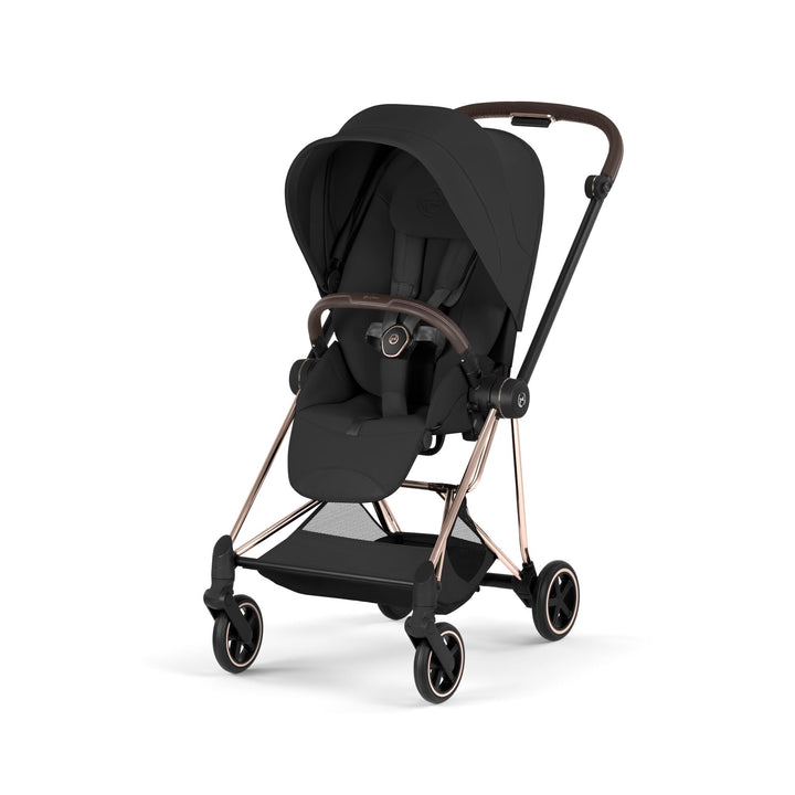 Cybex Mios Style Ultimate Accessory Bundle - Sepia Black & Rose Gold Frame